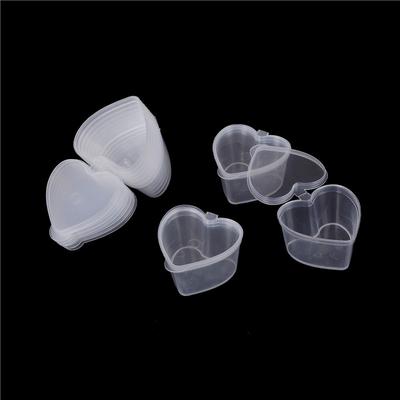 10pc 50ml Slime Mud Storage Container Organizer Box With Lid For Light Clay