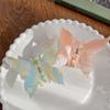 Gradient Color Butterfly Hair Clip Colorful Large Shark Clip Acetate Butterfly Hair Claw  Girl