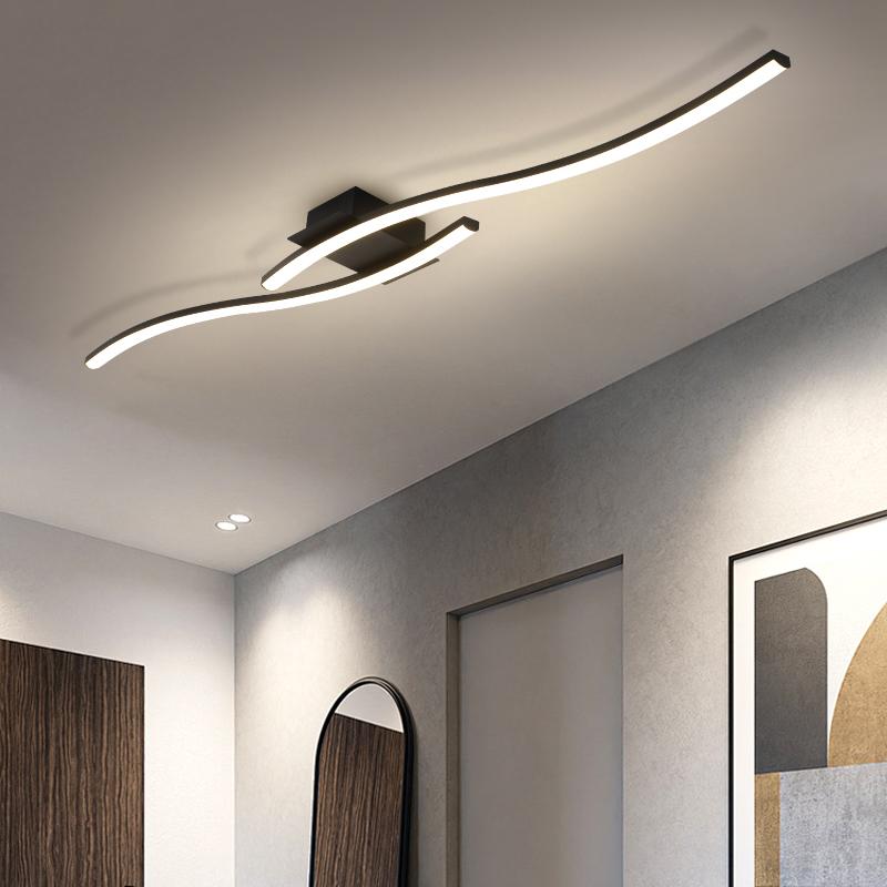 Xiaomi Modern Minimalist Black Ceiling Light Bedroom LED Pendant Ceiling Lamp Design for Home Décor Living Room Office Interior