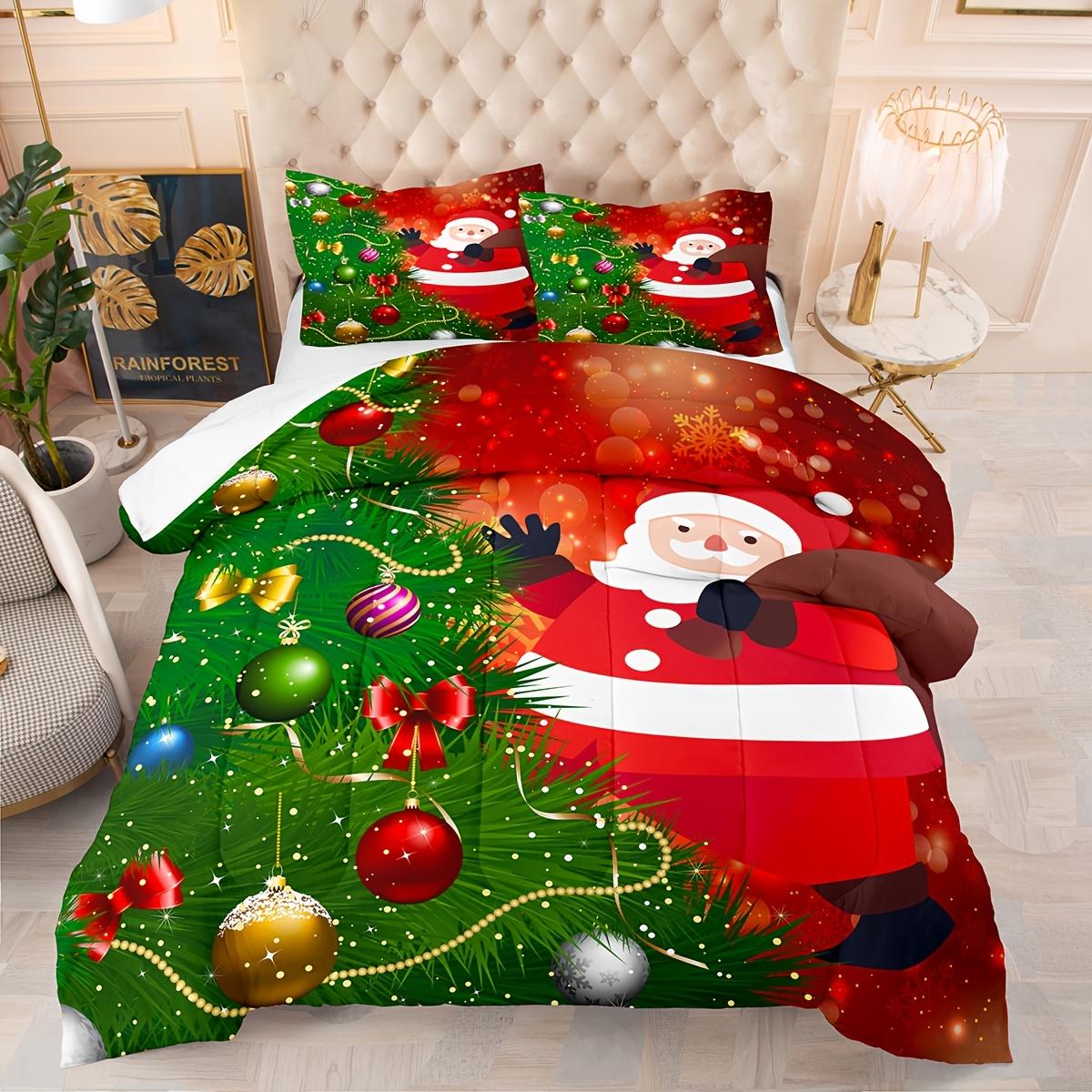 

Christmas Christmas Gift Bedding Quilt Set Super Soft Bedding Set EU Twin(135x200cm)