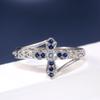 Rings, Crosses, Hollow Zircon Rings, Women'S Ring Accessories