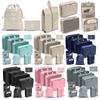 8-Piece Travel Packing Cubes Set - Large Capacity Luggage Organizers for Suitcase, Clothes and Shoes Storage Bags, Portable Travel