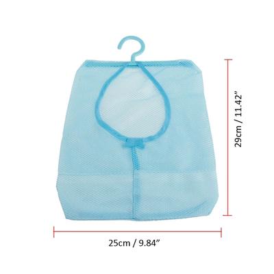 Kitchen Bathroom Hanging Storage Clothespin Hanging Mesh Bag Hook Organizer