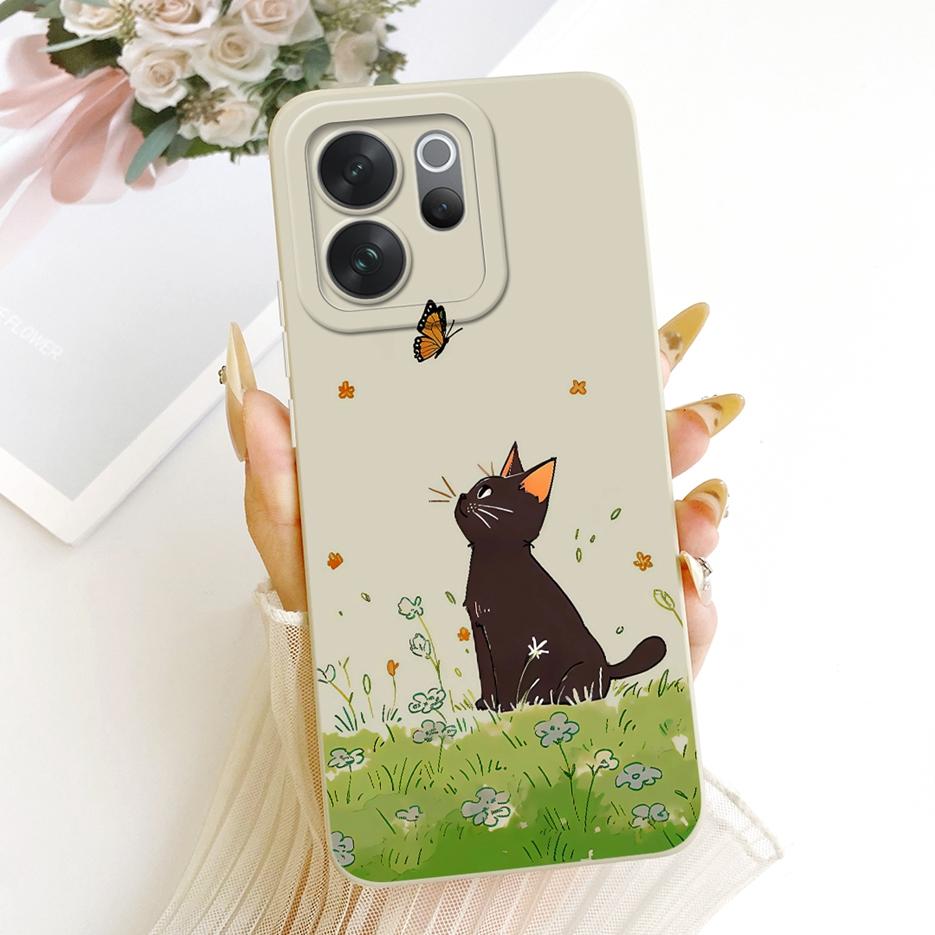 For Vivo V70 Case V2538 Cute Cat Panda Painted Cover Soft TPU Phone Case For Vivo V70 Elite V2548 Vivo V70 FE V70FE V2550 Fundas