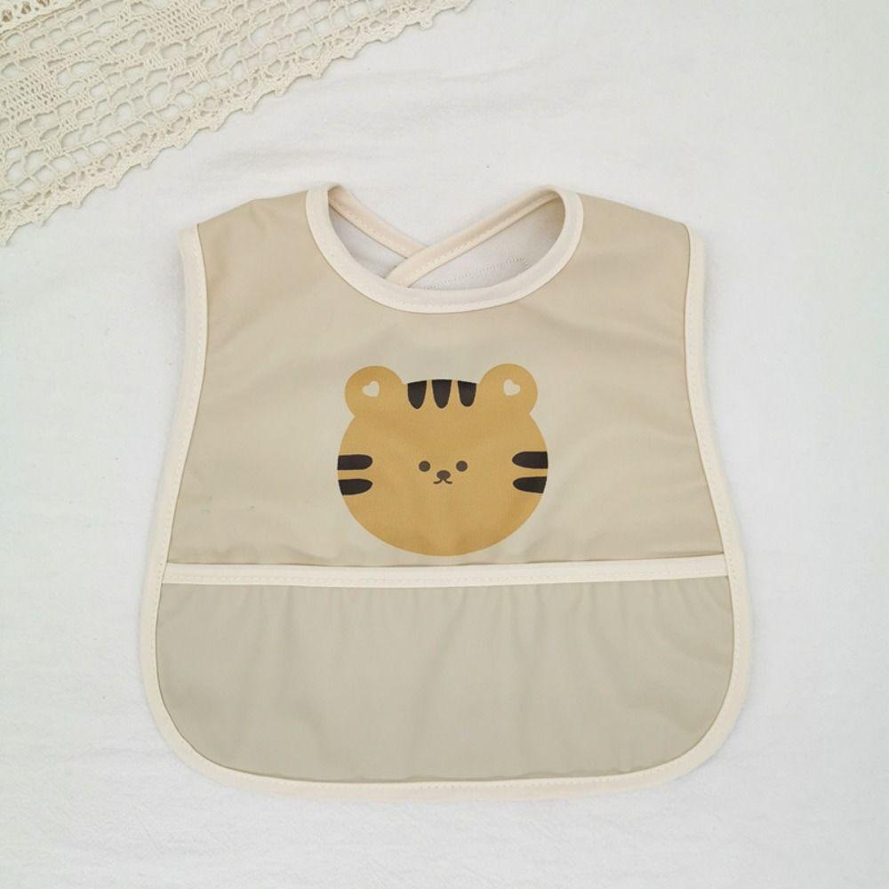 Animal Pattern Baby Drooling Bibs Bear Saliva Towel Burp Apron Cartoon Baby Feeding Bib  Boys Girls