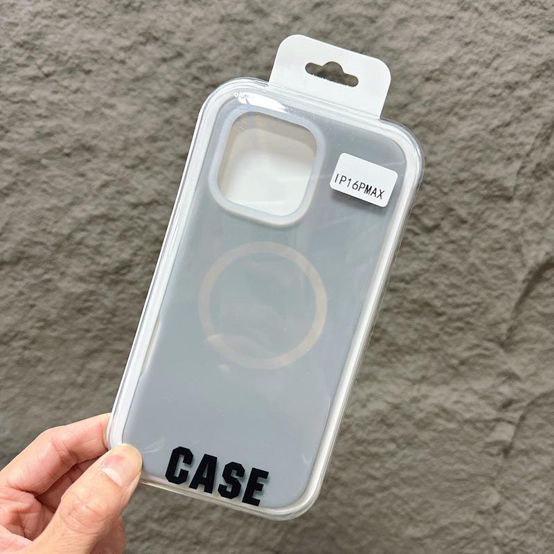 Apple 17 Pro Max Magnetic Jelly Case for iPhone 16 Pro - Liquid Silicone 14/15.