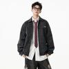 Unisex Retro PU Leather Motorcycle Jacket - Autumn Trend, Loose Fit, Versatile Style