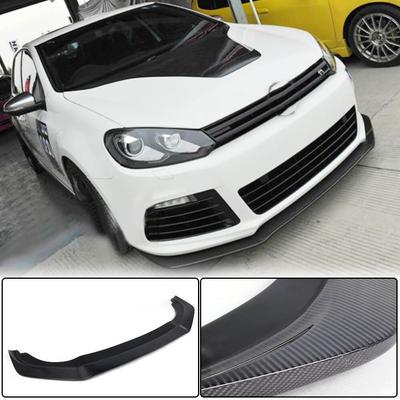 Nakładka na przedni zderzak Lip V2 (dla R HB 2010-2013, Karbon) dla volkswagena golfa 6