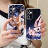 Wuthering Waves Luno Phone Case for Samsung Galaxy S25 S24 S23 S22 S21Plus FE Ultra Clear Colorful Cover Cellphones Pretty