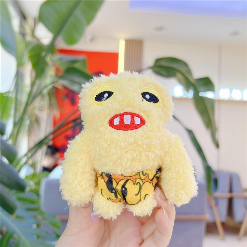 

Fuggler Plush Keyrings Funny Ugly Monster Fugg Mr Needles Greedy Grinner Shameless Goof Cute Plush Collectible Backpacke Pendant