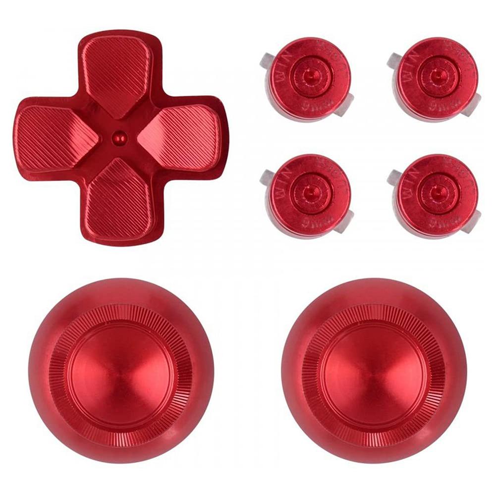 Aluminum Alloy Gamepad Replacement Button Set Handle Joystick Modified Accessories Compatible For Ps5