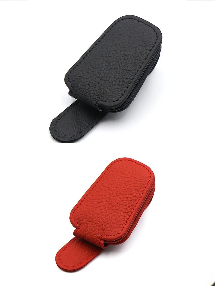 2Pcs Fashion Eyeglasses Sun Visor Car Accessories Universal Car Sunglasses Clip Card Ticket Holder Stand Fastener Pen Case