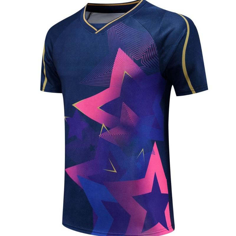 Quick-Dry Sports T-Shirt Badminton Tennis Running Gym Workout Unisex Adult Kids Breathable Athletic Top