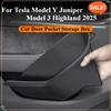 For Tesla Model Y Juniper 2025 Model 3 Highland Accessories Door Side Storage Box TPE Full-Cover Door Box Tray Organizer
