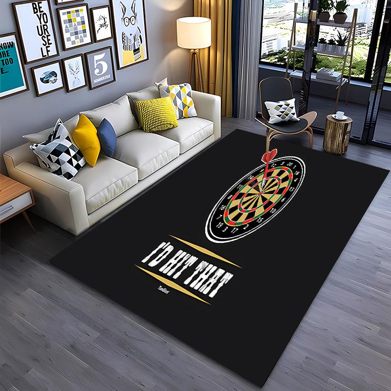 Dart Target Carpet for Living Room Bedroom Hallway Long Strip Alfombra Anti-slip Soft Area Rug Sofa Doormat Home Decor Tapete HD