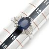 NON BRAND - Blue sapphire 2.26ct, diamond 0.64ctRing ring Pt900/sapphire #14(JP Size) Array