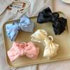 Big Ribbon Hair Clip Half Up Hair Pin Pink