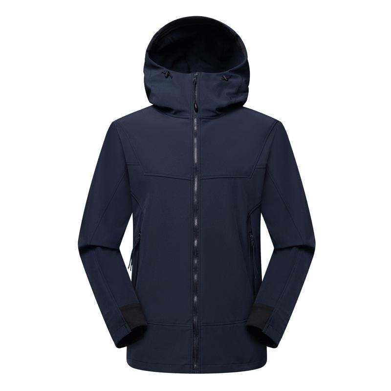 Unisex Windbreaker: Vogelhuis Softshell Jas, Fleece-Gevoerd, Waterdicht & Winddicht voor Herfst/Winter Bergbeklimmen.