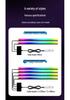Iridescent Wireless LED Car Door Frame Light Strip – Flowing, No Wiring Needed