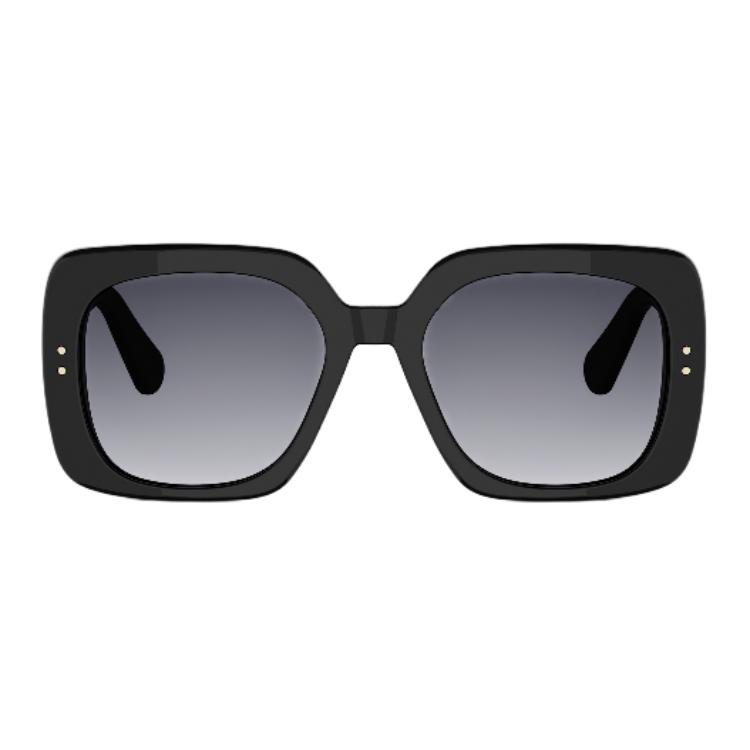 Dior Oblique Square Sunglasses Women Sunglasses Glossy-Black CD40273I-01B-10A1