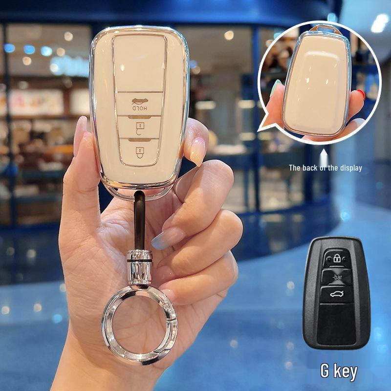 Toyota Key Cover for Camry, Corolla, RAV4, Land Cruiser, Avalon, and Viloran (Women's Edition).