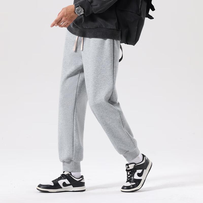 MINISO Men's Cotton-Feel Tapered Sweatpants