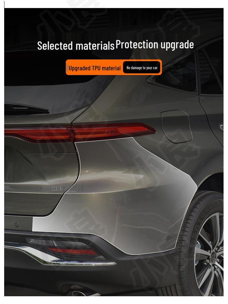 Toyota Venza Stoßfänger vorne & hinten TPU Transparente Schutzfolie - Maßgefertigte Fahrzeugfolierung