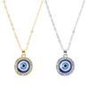 Necklace for Women Blue Turkish Golden/Silver Chain for Evil Eye Ne