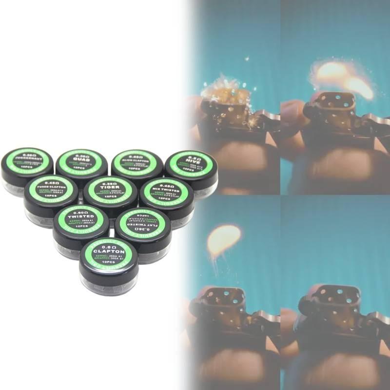 Coil Rda Clapton Heating Wire Fused Design Sub Ohm Supplies Experience