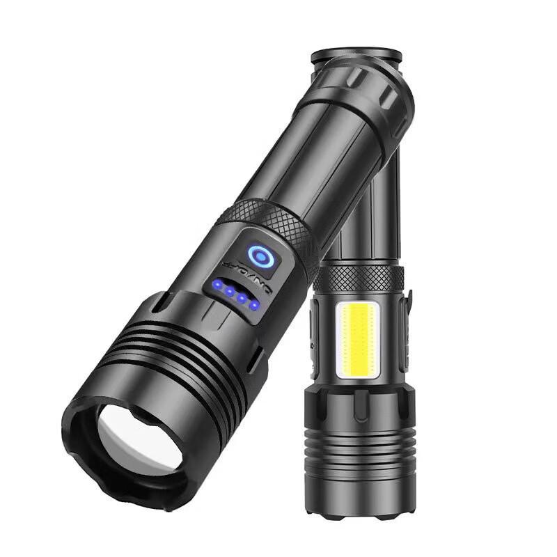 UOSU P90 Zoom Rechargeable Flashlight with Power Bank