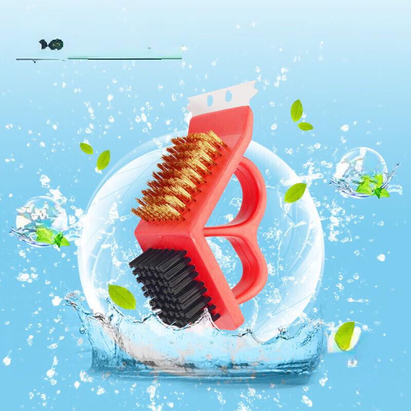 ZISIZ Multi-functional BBQ Grill Cleaning Brush (3-Pack)