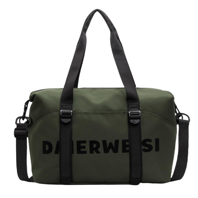 

Large capacity travel bag, duffel bag, wet and dry separation, fitness and sports, shoulder leisure boarding bag, business trip storage зелений