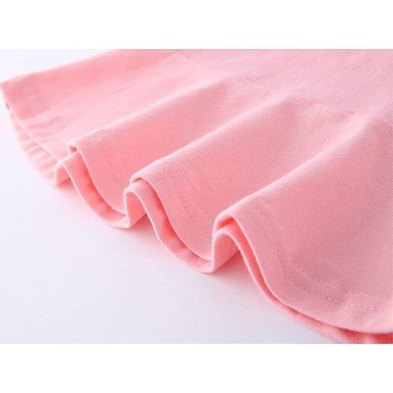 Spring Autumn Kpop Witch Hunting Team Lotus Leaf Edge Cartoon Rainbow Girls' Dress Cotton Long Sleeve Hoodie Hundred Fold Princess Dress