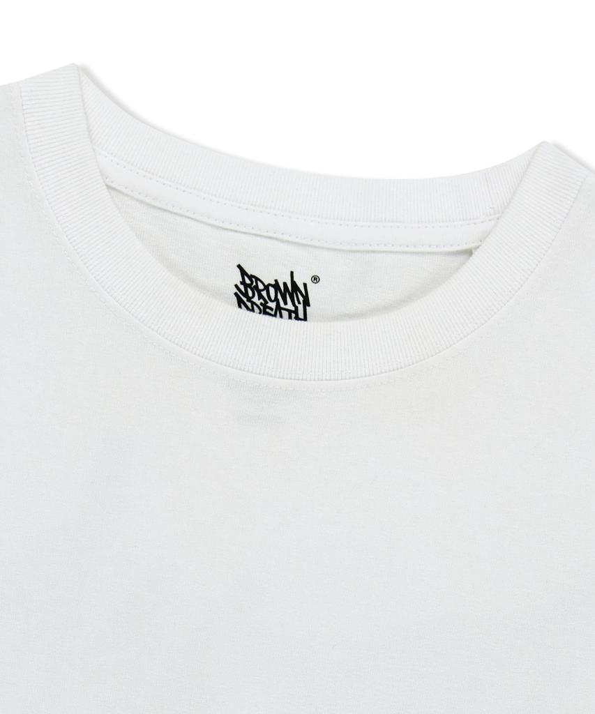 BROWNBREATH Tag Og Longsleeve - White