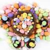 Set Of 35 Colorful Painting Easters Eggs Decorations Foam Spotted Bird Eggs Ornament Handmade Wreath Accessories