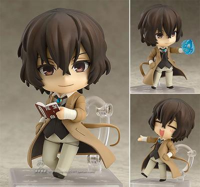 10cm Bungo Stray Dogs Q Edition Osamu Dazai Nakahara Chuuya Anime Figure Pvc Action Figurine Statue Model Collection Toys Gifts