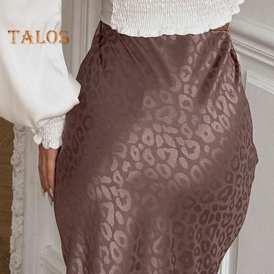 Женская юбка с леопардовым принтом — фото 7