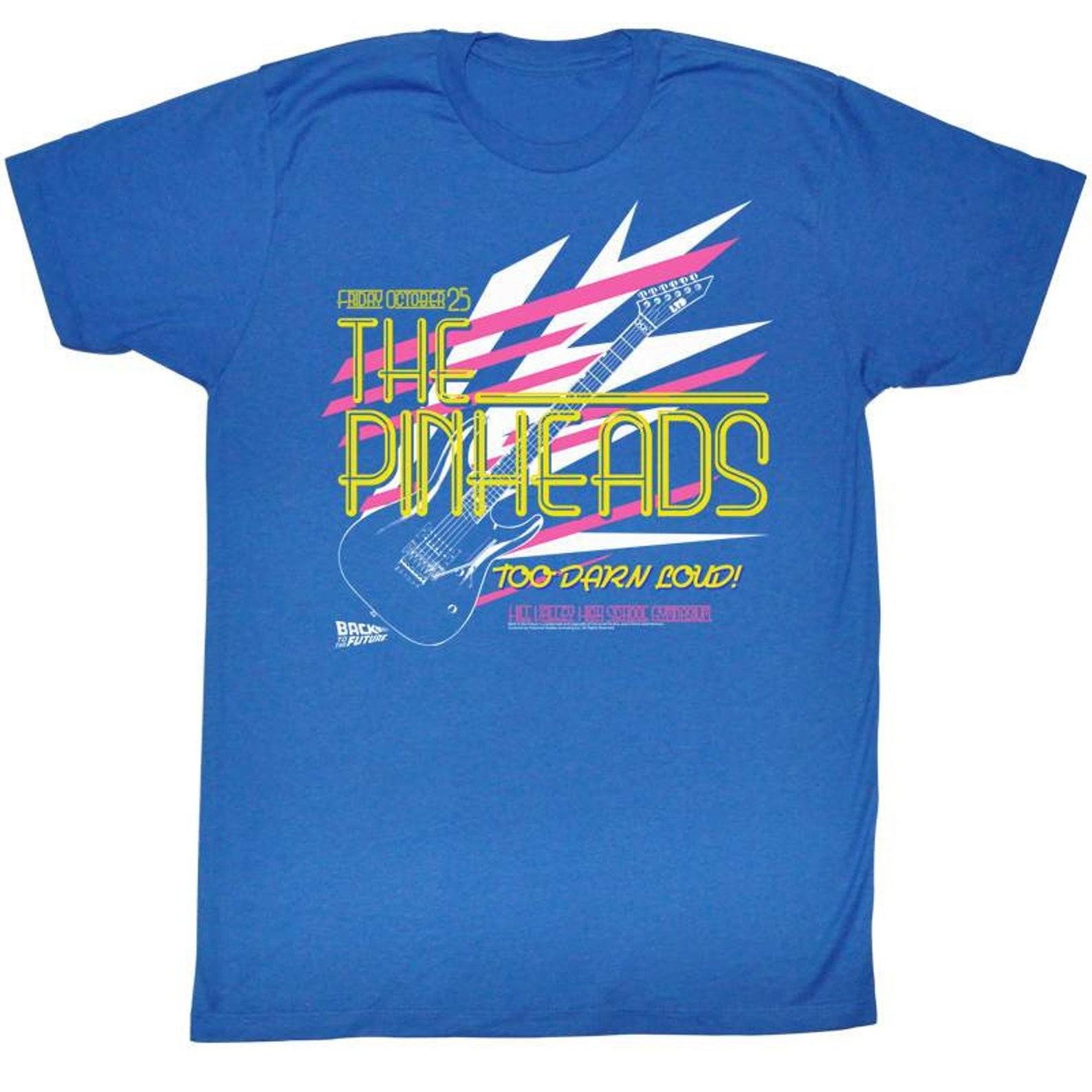 Back to the Future The Pinheads Royal Heather Adult T-Shirt L