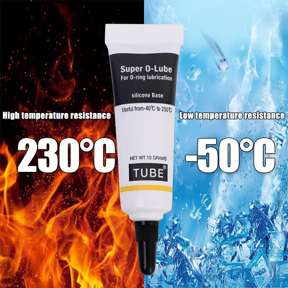 Smar silikonowy Smar Ulepszenia Domu Sprzęt Wodoodporny Klasa Spożywcza Super O-lube O-ring Smarowanie Ekspresu do Kawy Biały