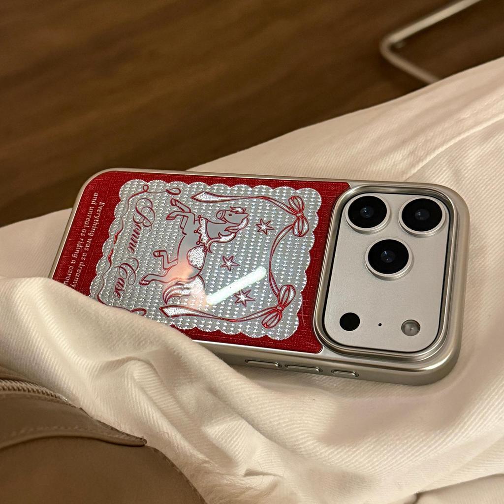 Artistic Pony Phone Case Bracelet for iPhone 16, iPhone 17, iPhone 17 Pro Max