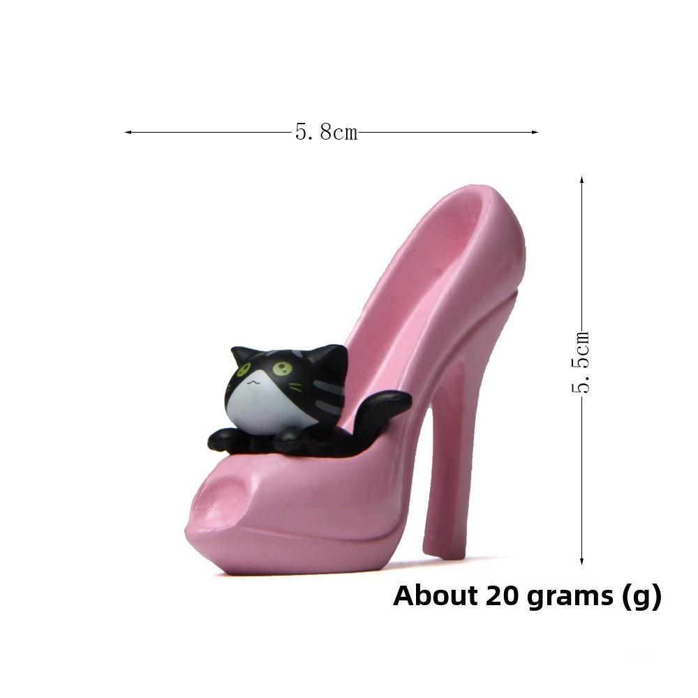 Home Sweet Chis High Heel Shoe Micro Landscape Decor For Gift Cartoon Collectors