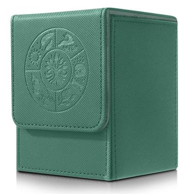 Pudełko na karty kolekcjonerskie PU Magnetyczne Mieści Około Koszulki Duel Popularny Potwór i Różne Karty TCG Gra Karciana Pudełko Etui, Etui, Skóra, Zapięcie, 100+