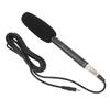 Condenser Interview Microphone, Professional Photo News Reporter Condenser Shotgun Microphone Kit, Metal Mount, Windscreen, XLR Cable, Adapter Include