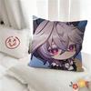 pc Kawaii Chibi Durin Game Genshin Impact Pillow Case Fashion Square Pillowcase Bedroom Sofa Room Ins Decoration Leisure