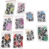 100Set Safety Eyes Doll Eyes 24mm Plastic Glitter Eyes with Colorful Washers for Plush Toys Teddy Bear Crafts