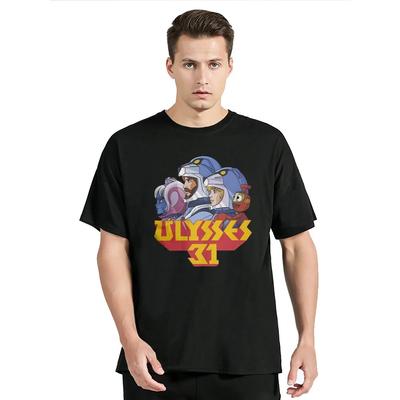 Awesome Ulysses 31 T-Shirts for Men Crewneck Cotton T Shirts Cartoon Short Sleeve Tee Shirt Big Size Clothing