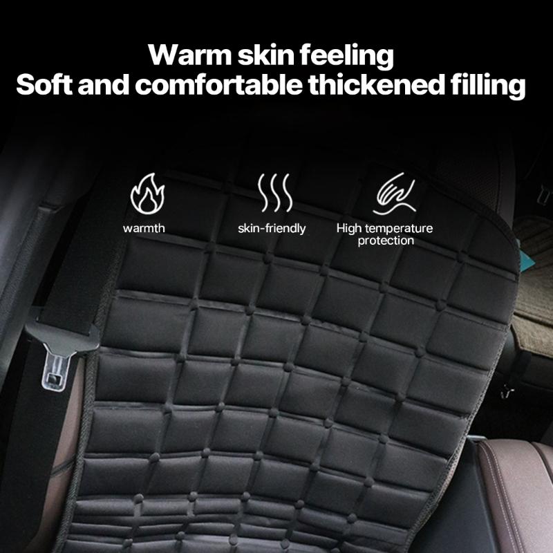 Heated Car Seat Cover Car Heating Cushion Winter Heated Seats Warmer 12V