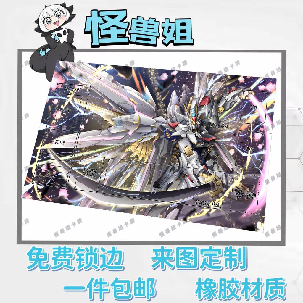 Amuro Ray Haman Karn Cartoon TCG Einhorn Gundam Einzelspieler Karten Spielmatte Gummi Set Austausch Kampf Schale Tischmatte