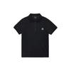 New MLB Base Logo Polo Shirts Women's Black 3FPQ02023-50BKS