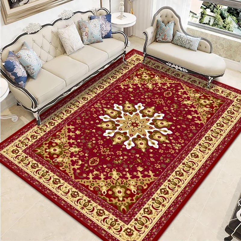 Printed Chinese Carpet, Classical Living Room Home Carpet, Bedroom Coffee Table Floor Mat Study Window Large Area Carpet
